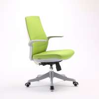 Office Chair Ergonomic Support With Advanced Design  Middle back Green Color silla de oficina